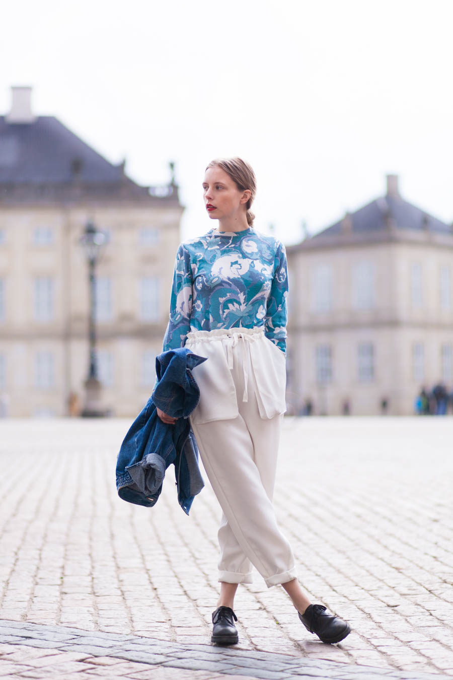 outfit april nemesis babe marie jensen danish blogger amalienborg designers remix trousers second hand top-2