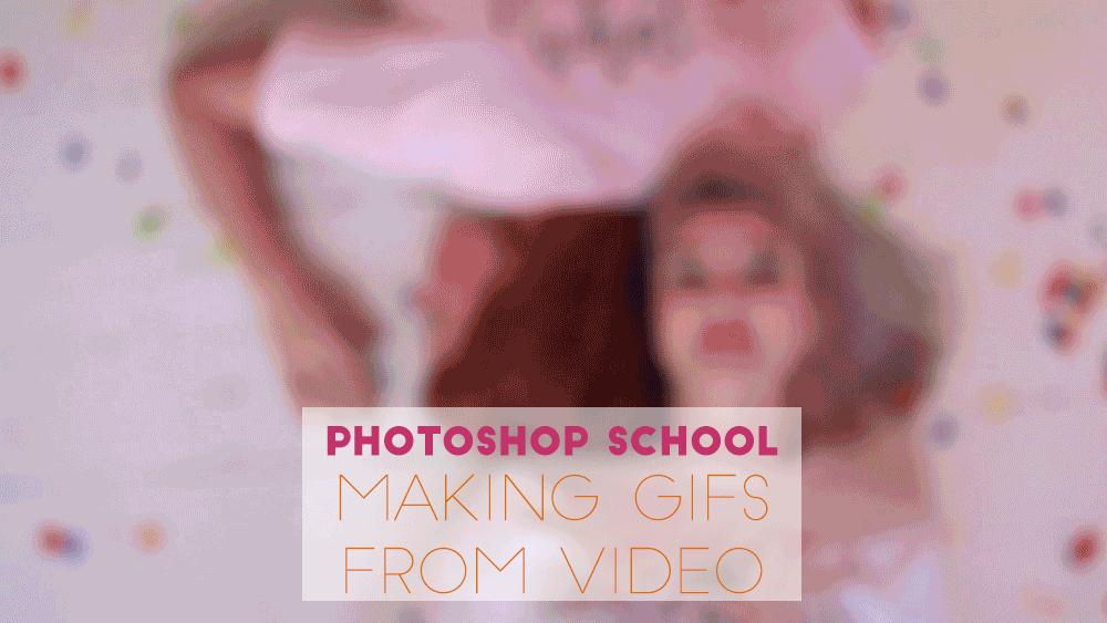 photoshop school: lav GIF med video